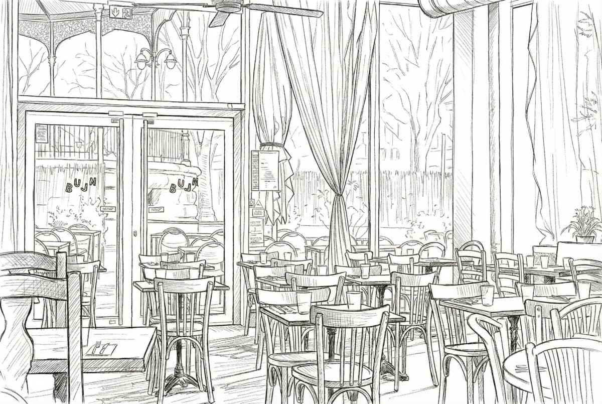Brasserie Blum illustration